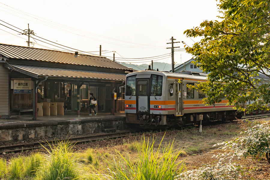 岡山県 JR西日本 姫新線 美作土居駅